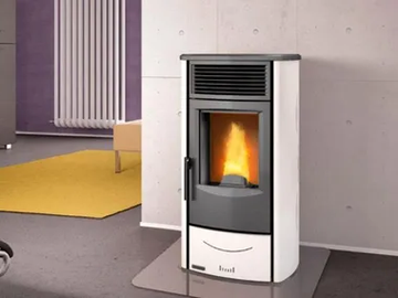 P163 TH - Pellet steel Heating stove Class A+ by Piazzetta