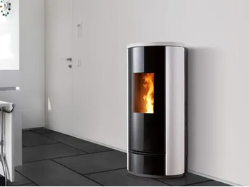 P220 T STEEL 5 STARS - Pellet steel stove by Piazzetta