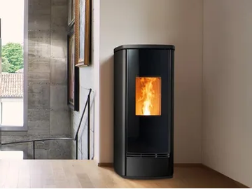 P230 M STEEL - Pellet steel stove by Piazzetta