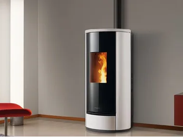 P230 T STEEL - Pellet steel stove by Piazzetta