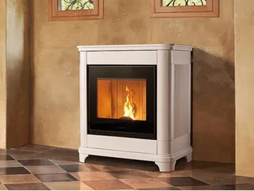 P945 C - Pellet faïence stove by Piazzetta