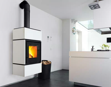 QUBE 3 - Wood-burning stove by Piazzetta