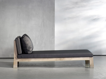 GIJS - Upholstered fabric Garden daybed by Piet Boon