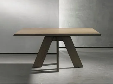 IDS - Square wooden dining table by Piet Boon