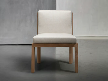 TIMME - Upholstered fabric garden chair by Piet Boon