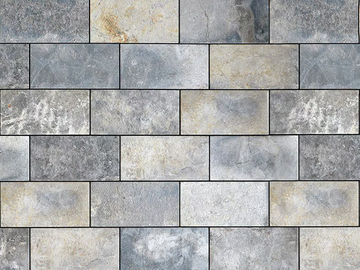 15X30 SCORI GREY BLUE - Sintered stone flooring with stone effect by PIETRA SINTERIZZATA
