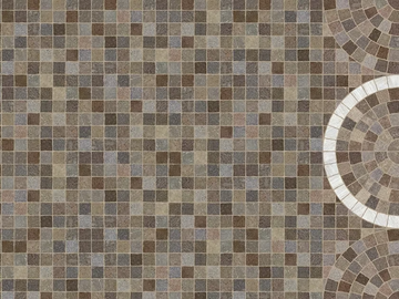 CUBETTI PORFIDO MARRONE - Porcelain stoneware outdoor floor tiles with stone effect by PIETRA SINTERIZZATA