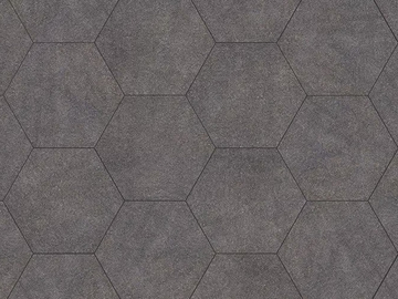 ESAGONO BASALTO - Porcelain stoneware garden paths by PIETRA SINTERIZZATA