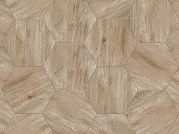 ESAGONO FORESTA CHIARO - Porcelain stoneware garden paths by PIETRA SINTERIZZATA