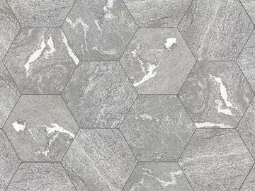 ESAGONO GRIGIONI - Porcelain stoneware garden paths by PIETRA SINTERIZZATA