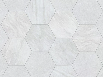 ESAGONO QUARZITE BIANCA - Porcelain stoneware garden paths by PIETRA SINTERIZZATA