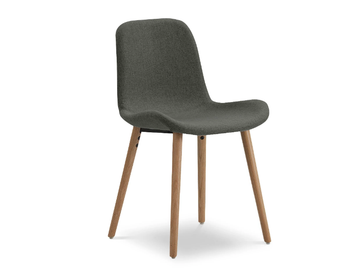 AIX - Upholstered fabric chair by Pilma