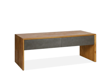 ANGLE - Steel and wood TV cabinet with drawers by Pilma