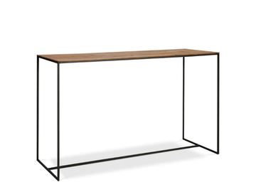 CUTE - Rectangular steel and wood console table by Pilma