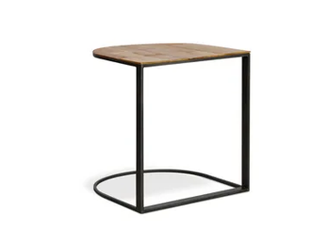 CUTE - Steel and wood side table by Pilma