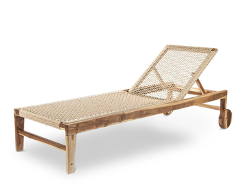 DANOUT - Recliner teak sun lounger by Pilma