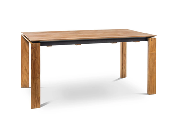 KUBICO - Rectangular extending teak table by Pilma