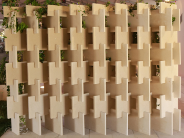 INTERSEZIONE - Lecce stone room divider by PIMAR