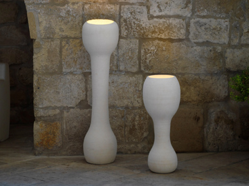 LALO - Lecce stone floor lamp by PIMAR