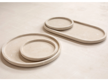 NATURA - Lecce stone pin tray by PIMAR