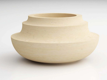 PROFILI - Lecce stone vase by PIMAR