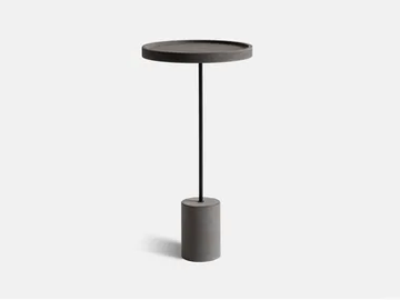 Coffee table - Round high side table by Pirovano