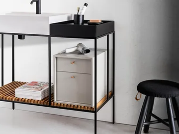 ELEMENT 118 - Console sink with drawers by Pirovano