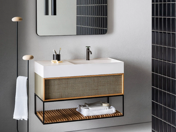 ELEMENT 129 - Wall-mounted vanity unit with drawers by Pirovano