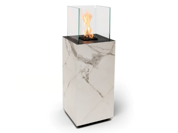 PORTO - Bioethanol outdoor freestanding Dekton® fireplace by Planika