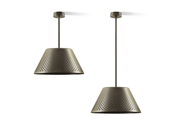 MESH XL - LED aluminium outdoor pendant lamp by Platek