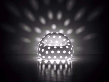 AIRBALL - With light polyethylene easy chair by Plust