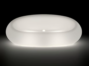 BOOM - Polyethylene garden sofa with light by Plust