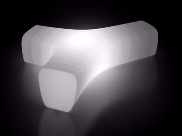 JETLAG LIGHT - Modular bench with light by Plust