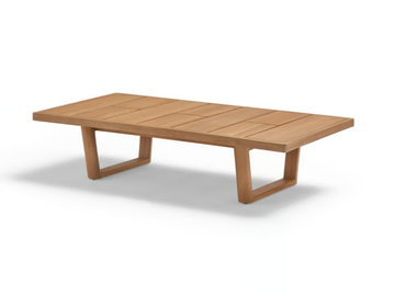 HERITAGE - Low teak garden side table by POINT
