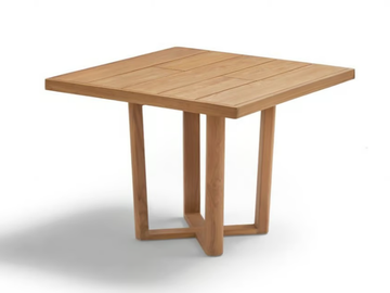 HERITAGE - Square teak garden table by POINT