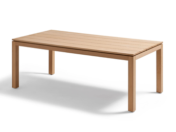 KUBIK - Rectangular TechTeak garden table by POINT