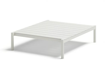 ORIGIN - Aluminum coffee table with porcelain stoneware top by POINT