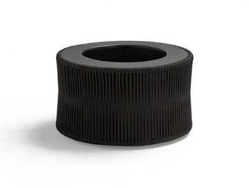 WEAVE - High round rope planter by POINT