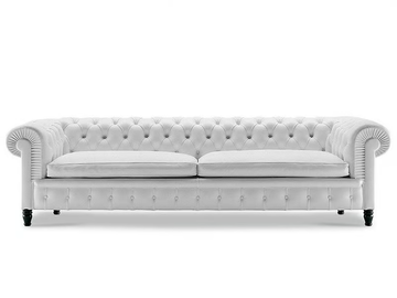 CHESTER ONE - Tufted sofa by Poltrona Frau