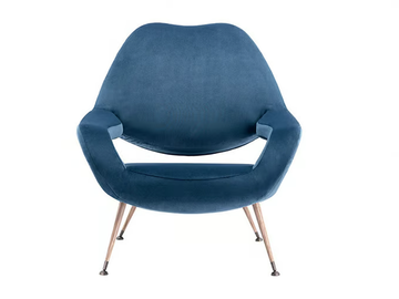 DU 55 - Fabric armchair with armrests by Poltrona Frau