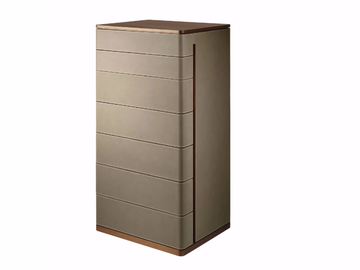 FIDELIO - Tanned leather chest of drawers by Poltrona Frau