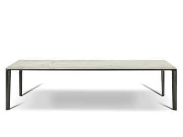 HOMEY - Rectangular marble table by Poltrona Frau