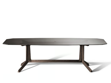 OTHELLO - Rectangular glass living room table by Poltrona Frau