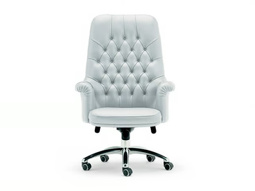 OXFORD - Tufted leather chair by Poltrona Frau