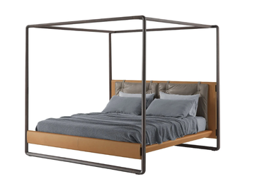 VOLARE - Canopy bed by Poltrona Frau