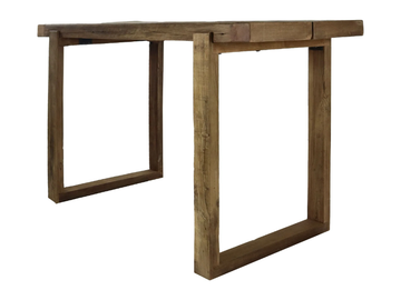 ANDALUCIA - Rectangular reclaimed wood high table by POMAX