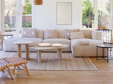 BROWER - Sectional fabric sofa by POMAX