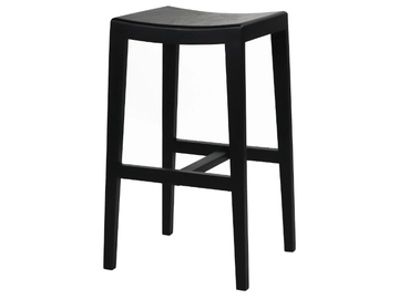 KENT - High Mango barstool with footrest by POMAX