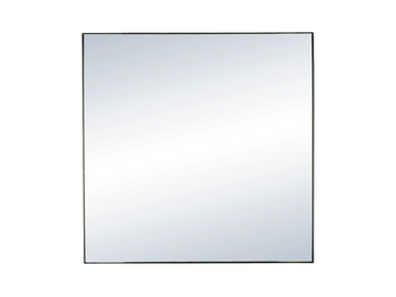 PALACE - Square wall-mounted framed metal mirror by POMAX