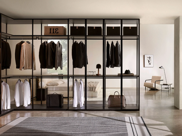 STORAGE DRESSING ROOM - Sectional custom walk-in wardrobe by Porro